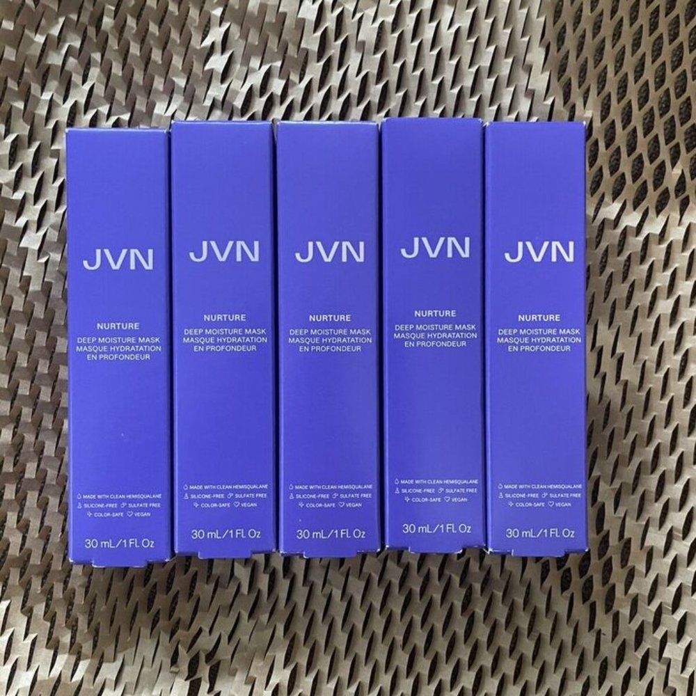 JVN Nurture Deep Moisture Mask for Hair 1oz. (30ml) - New 5pcs